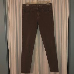 American Eagle Skinny Sateen Jeggings